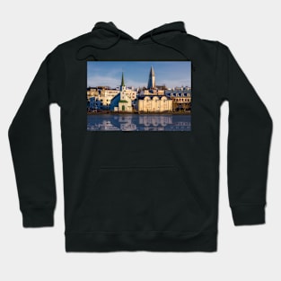 Tjornin Lake, Reykjavik Hoodie